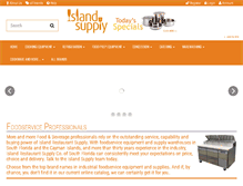 Tablet Screenshot of islandsupply.com